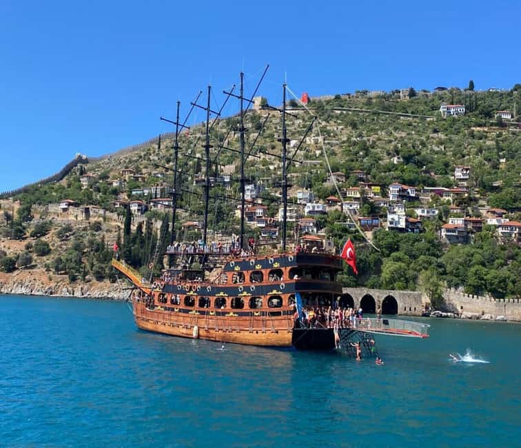 Alanya: Luxury Pirate Boat with Lunch & Unlimited Drinks - Key Points You Should Know