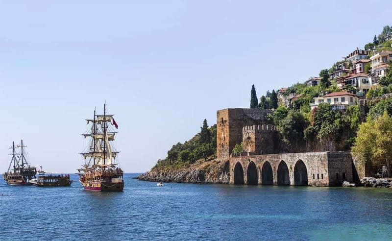 Alanya: Party Pirate Boat Trip w/Meal, Drinks, Pickup Option - Getting to the port and back: the ride is part of the day