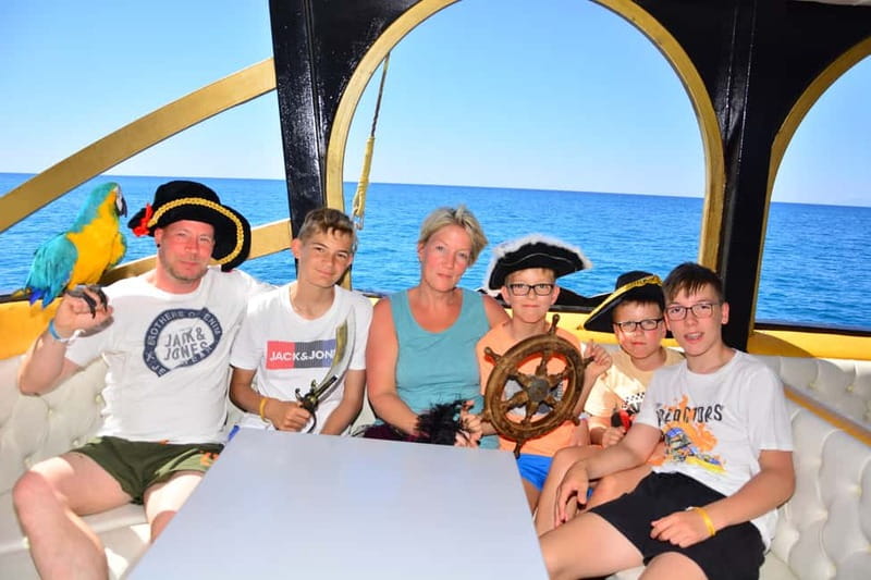 Alanya: Party Pirate Boat Trip w/Meal, Drinks, Pickup Option - Unlimited soft drinks and the onboard bar (alcohol is extra)
