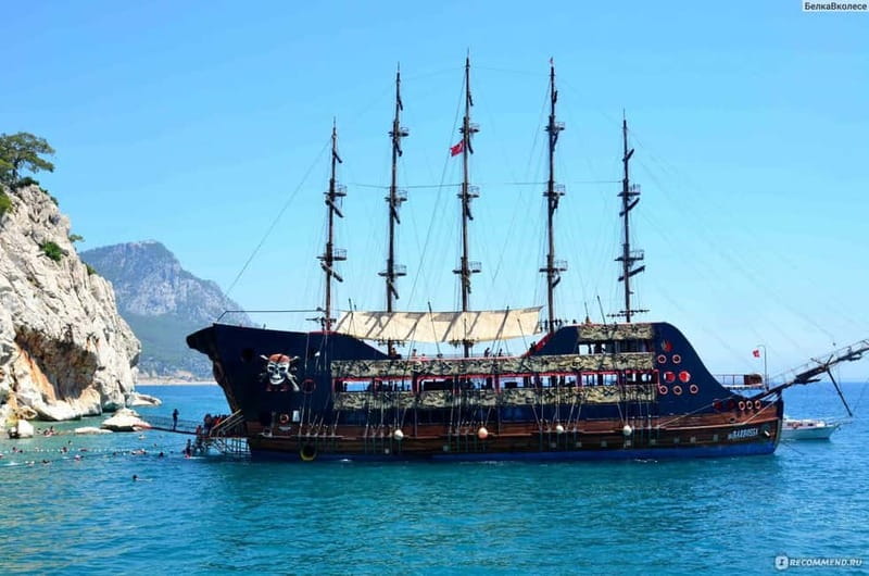 Alanya: Pirate Boat Party with Foam, Disco, Lunch & Drinks - The Cave Stops: What You’ll See at Boğaz, Lovers’, and Maiden’s Caves
