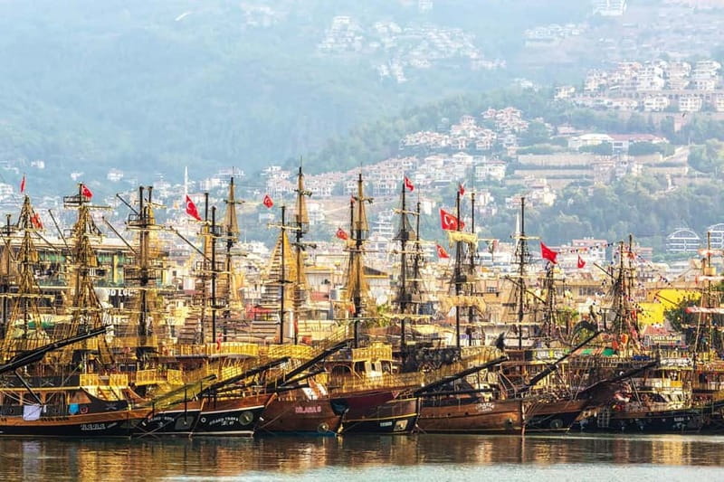 Alanya: Pirate Boat with Transfer, Lunch & Soft Drinks - From Hotel Pickup to Harbor Boarding: Smooth (Most Days) Start