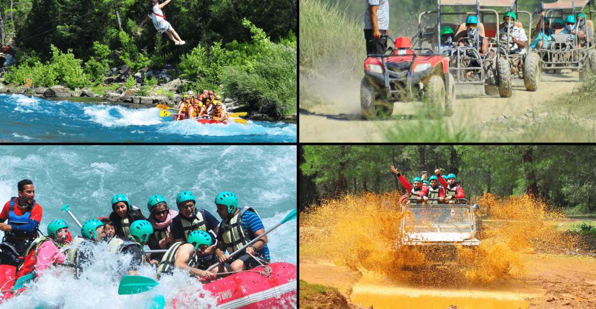 Alanya: Rafting, Zipline, Quad, Buggy, Jeep Tour with Lunch - Köprülü Canyon: why this Alanya action mix works