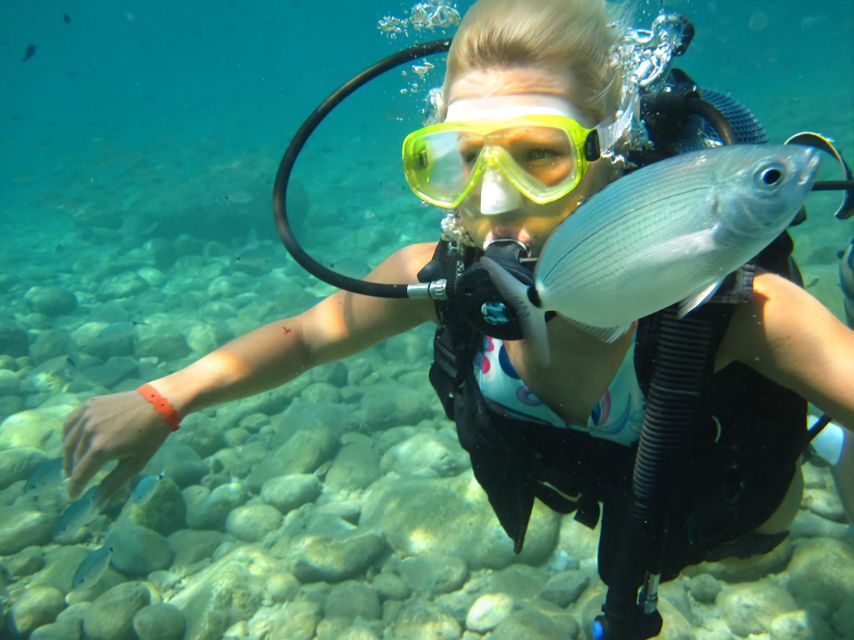 Antalya/Kemer: Scuba Diving Experience with Lunch & Pick up - Kiris Bay at about 10–15 meters: more depth, more wow