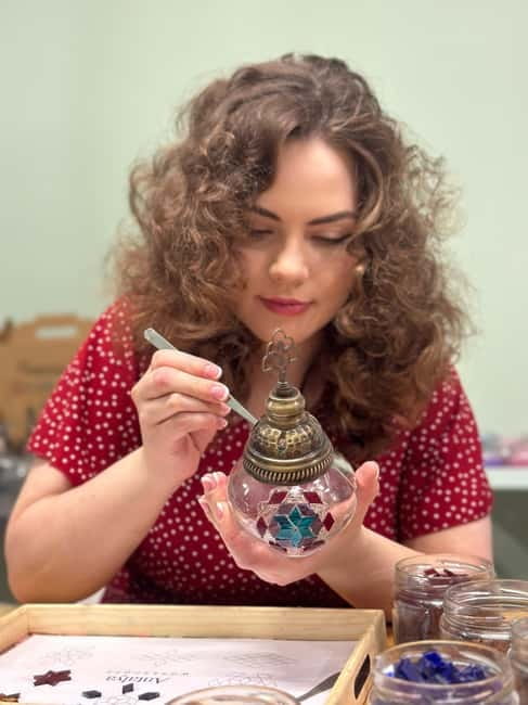 Antalya Old Town: Traditional Mosaic Lamp or Candle Workshop - What you’ll make: mosaic lamp vs candle holder (and what’s included)