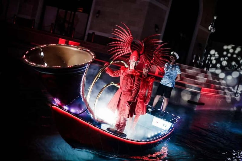Antalya/Side/Alanya: Land of Legends Night Show w/Shopping - The Canal Boat Parade: The Main Event by the Waterfront