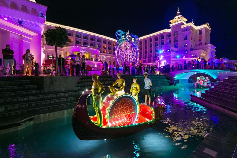 Antalya/Side/Alanya: Land of Legends Night Show w/Shopping - Water, Fire, and Light: What the Night Show Includes