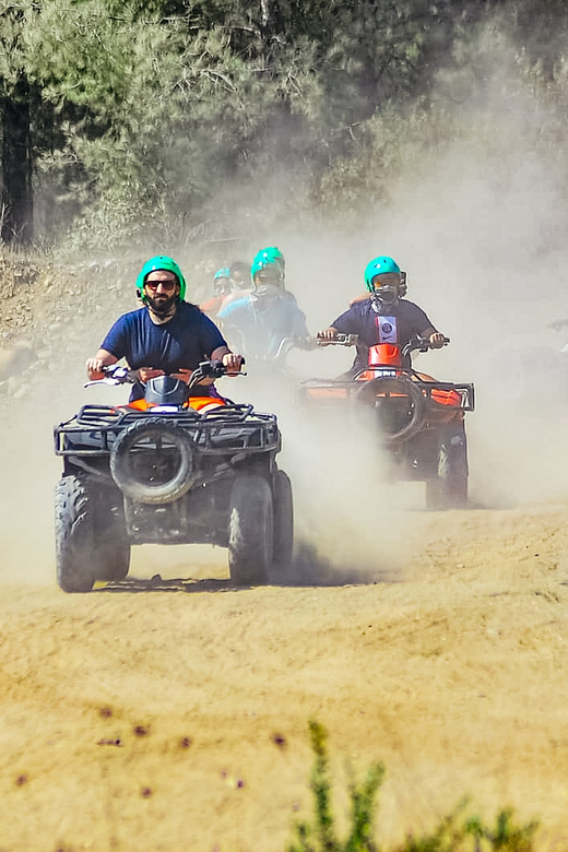 Antalya: Ziplining, Rafting, Jeep Tour & Quad Safari w/Lunch - The start: ancient-bridge photos before the water time