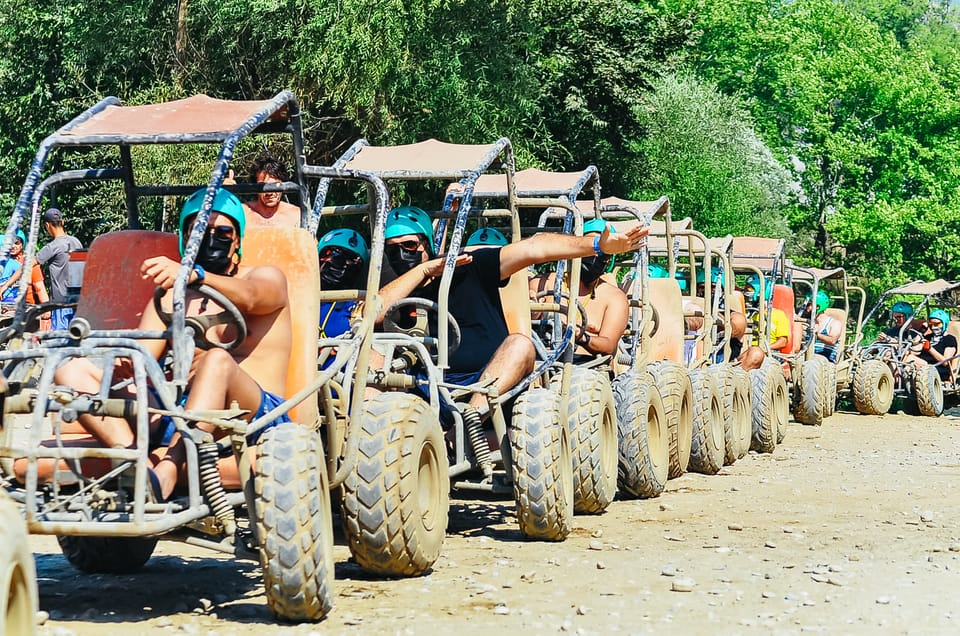 Antalya: Ziplining, Rafting, Jeep Tour & Quad Safari w/Lunch - 14 km white-water rafting with 10 rapids and planned swim breaks