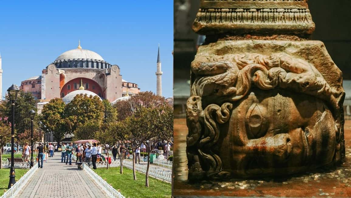 Basilica Cistern & Hagia Sophia with Optional Topkapi Palace - Basilica Cistern: A Cool, Calm Break From Istanbul Heat