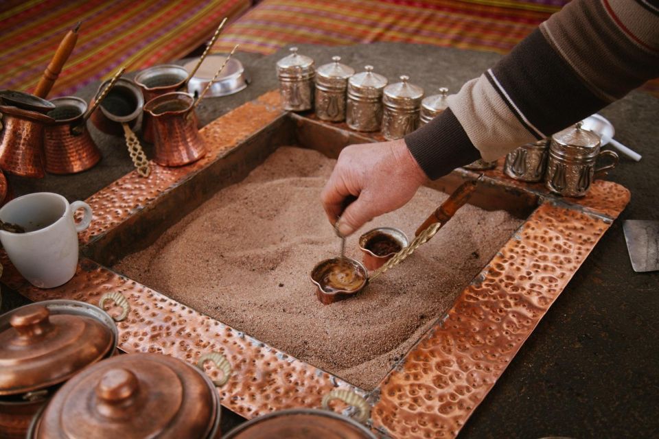 Cappadocia: Sand-Brewed Turkish Coffee Workshop - Taste and Finish: Turkish Tea, Sweets, and Fortune-Reading Moments
