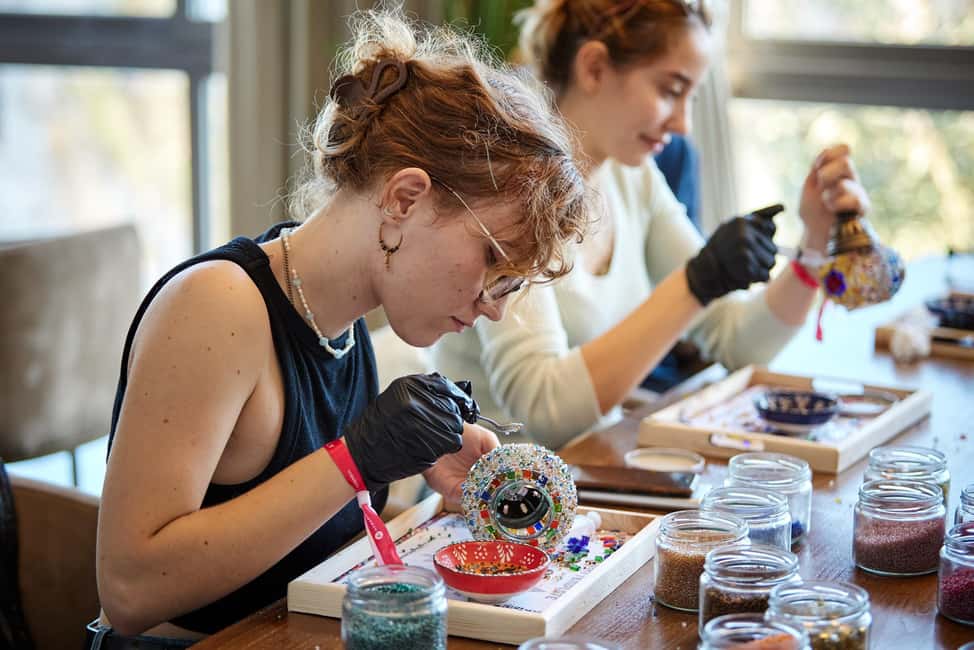 Cappadocia: Traditional Mosaic Lamp Workshop - Step-by-step Turkish mosaic guidance in English or Turkish