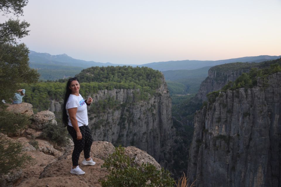 City of Side: Adler Canyon & Selge Guided Tour with Transfer - Tazi Canyon: standing 410 meters above the river world