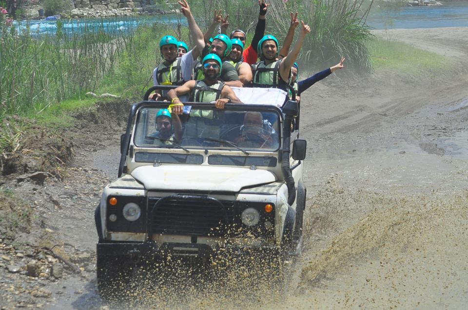 City of Side: Rafting, Zipline, Jeep, Buggy and Quad Combo - The riverside lunch: included fuel, not an afterthought