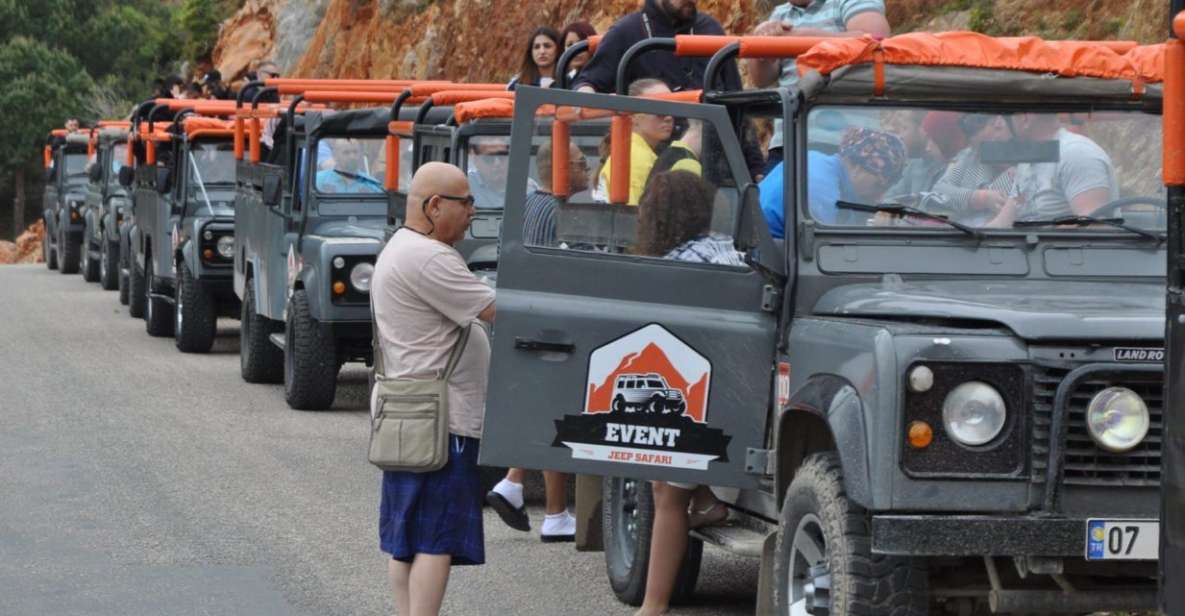 From Alanya: Jeep Safari Tour with Lunch at Dim River - The vibe: jeep chaos, but in a fun, organized way