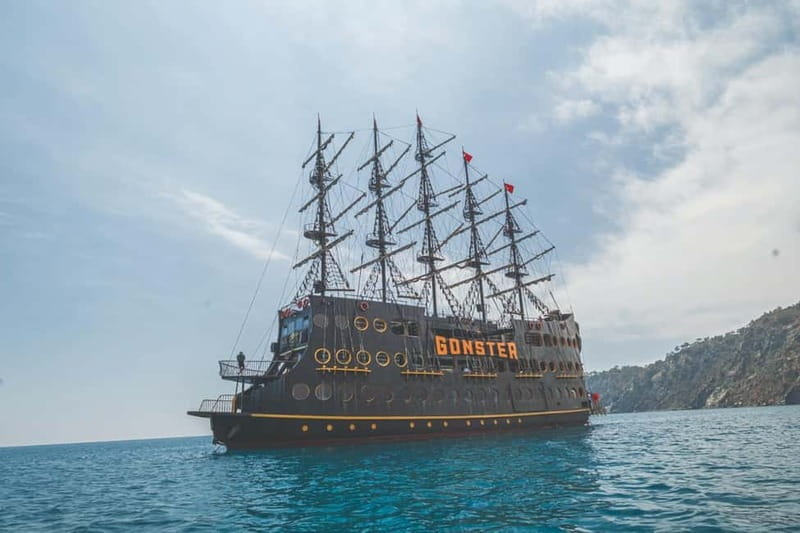From Antalya/Kemer: All-Inclusive Party Boat with Lunch - Phaselis Bay Stop: The Big Swim and Your Lunch Window