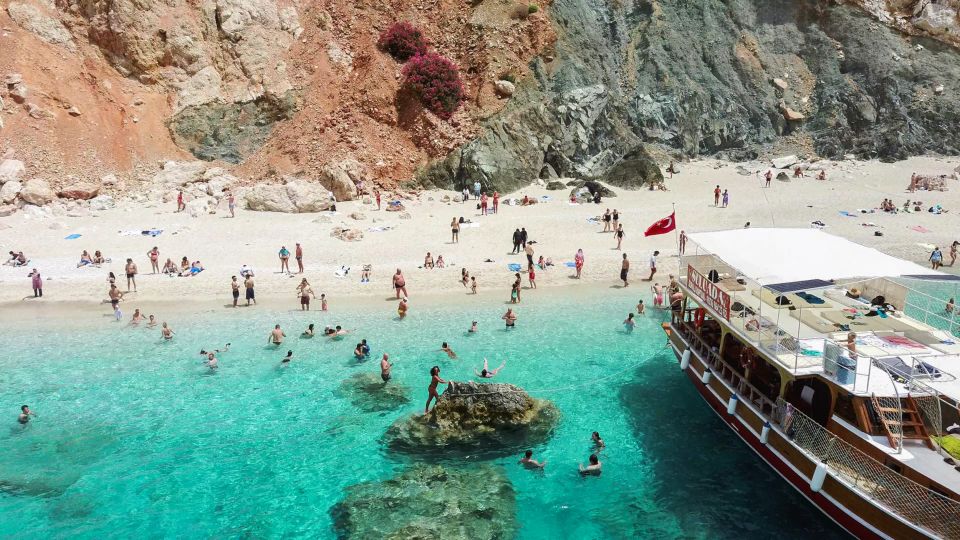 From Antalya or Kemer: Suluada Island Boat Trip with Lunch - The boat ride routine: how you get your swim time
