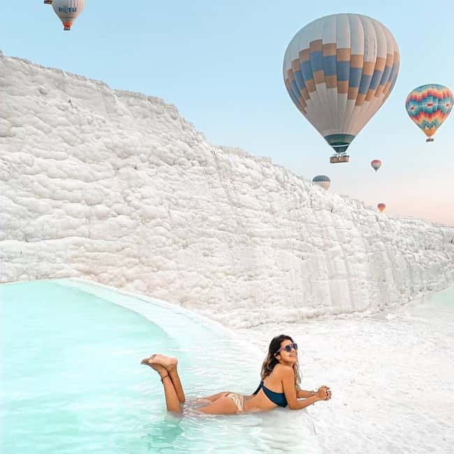 From Antalya: Pamukkale Hot Air Balloon Flight with Lunch - Sunrise From Above Pamukkale’s Cotton Castle