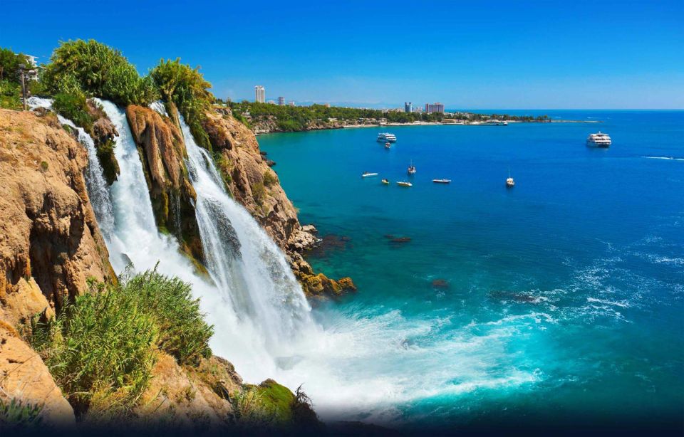 From City of Side: Full-Day Antalya City Tour w/ Transfers - Clock Tower area and Republic Square: the city-center snapshot with local shopping