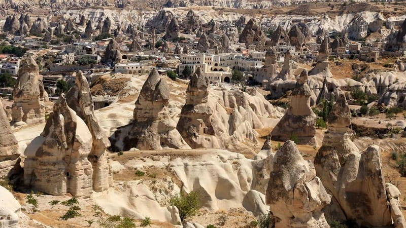 Full Day Cappadocia Red/Green Combined Tour in 1 Day w Lunch - Uchisar Fortress + lunch: viewpoints with a cliffside payoff