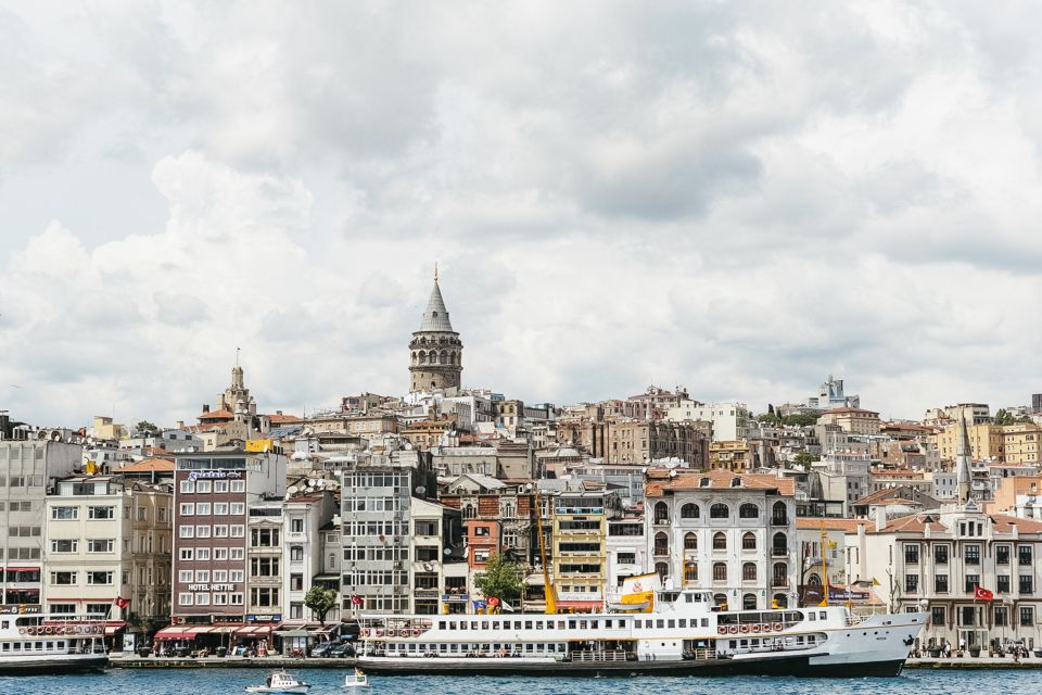 Istanbul: Bosphorus Cruise w/Audio Guide and Sunset Option - Galata Tower views: Istanbul’s skyline icon from the water