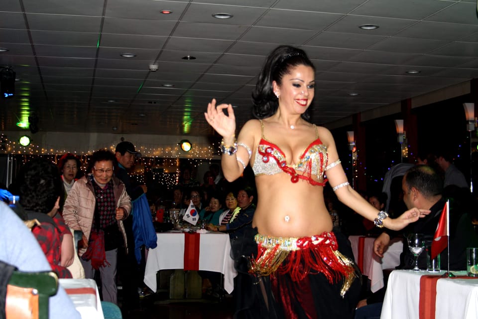Istanbul: Bosphorus Dinner Cruise Incl. Drinks with Transfer - Dinner on Board: 3 Courses, Choice of Fish or Meat Main