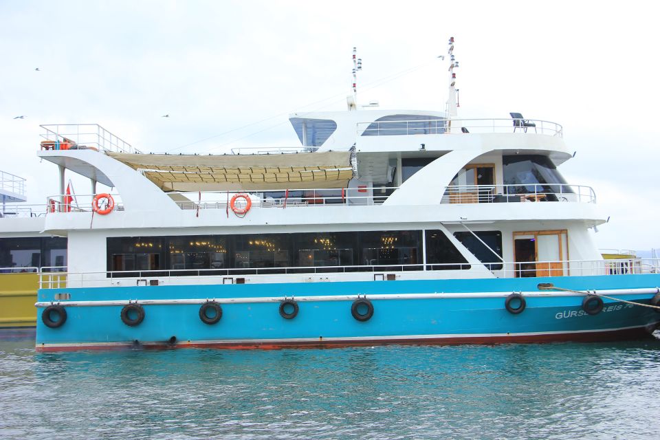 Istanbul: Princes' Islands Cruise w/Music, Lunch & Transfer - Lunch on Board: Included Food, Basic Drinks Setup