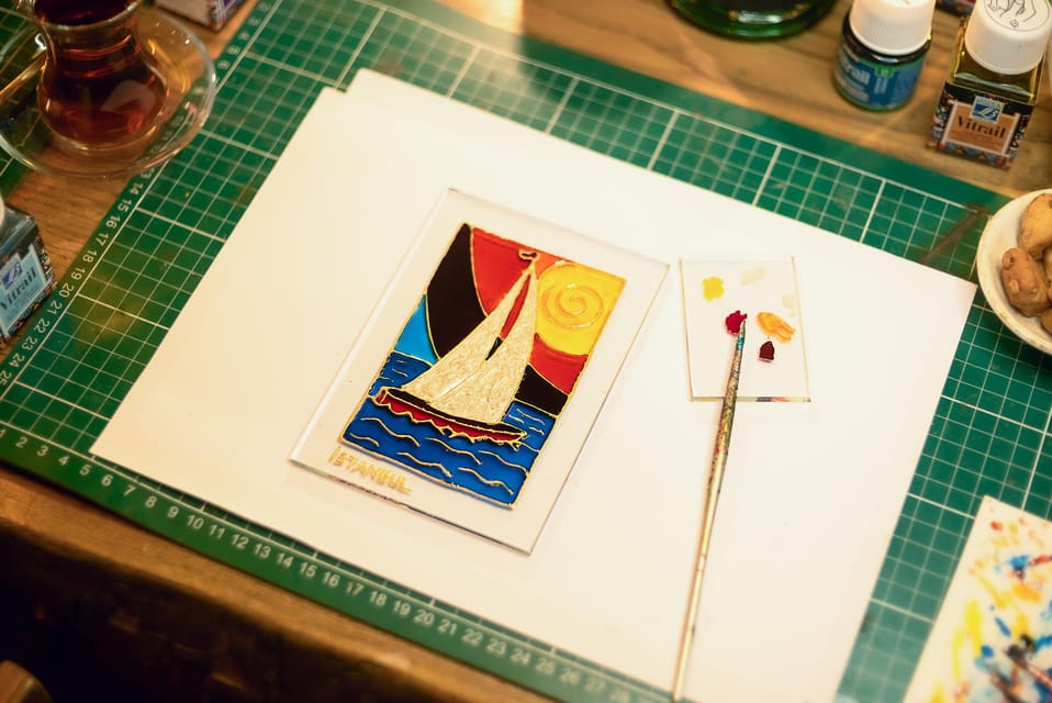 Istanbul: Traditional Stained Glass Painting Workshop - Taking it home: framed souvenir plus practical care tips
