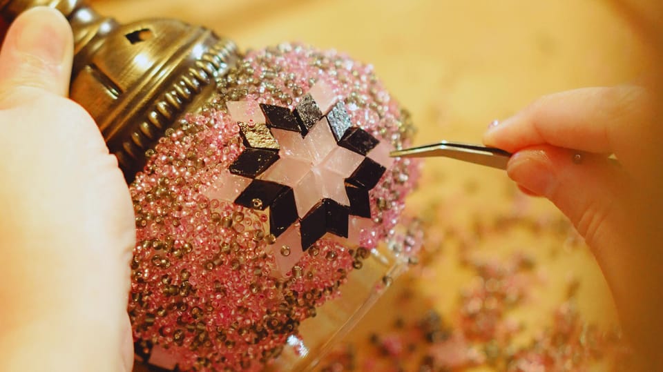 Istanbul: Turkish Mosaic Lamp Workshop w/ Materials Included - The Tea Break Isn’t Just a Break