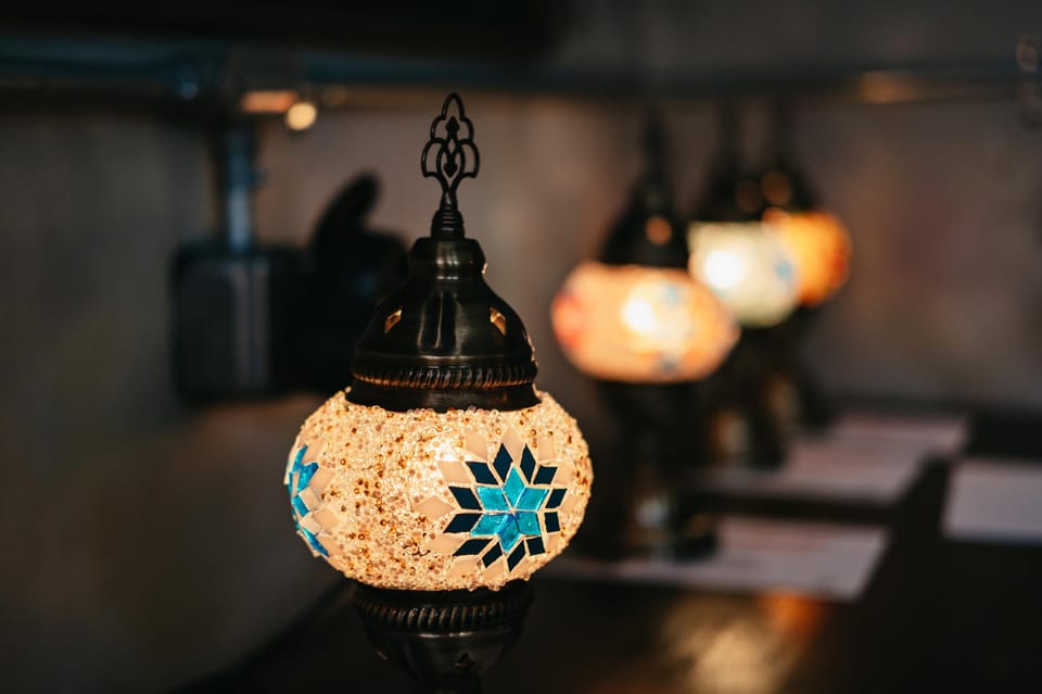 Istanbul:Original Turkish Mosaic Lamp Workshop w/ Snacks - Turkish Mosaic Lamp Workshop: The Calm, Creative Side of Istanbul