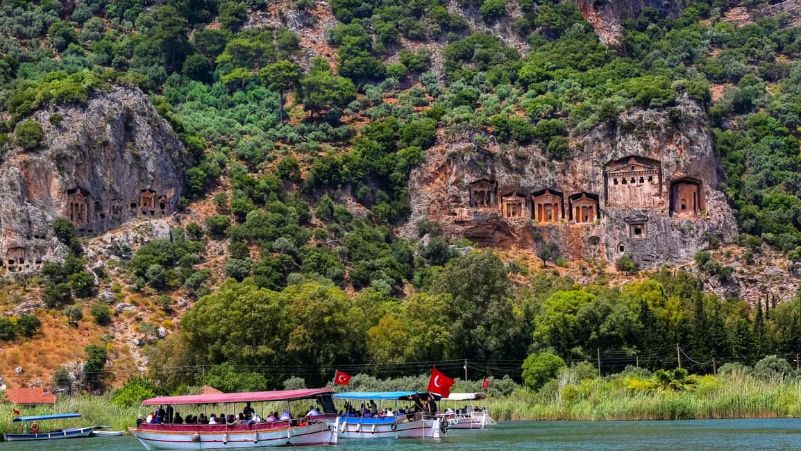Marmaris: Dalyan Cruise, Turtle Beach & Mud Baths with Lunch - Kaunos’ Rock-Cut Tombs: What You See and How to Look