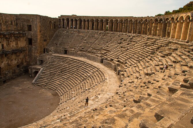 Perge, Aspendos, Side and Waterfall Full Day Tour - Side’s Roman walls: Apollon Temple views and a real port-town feel