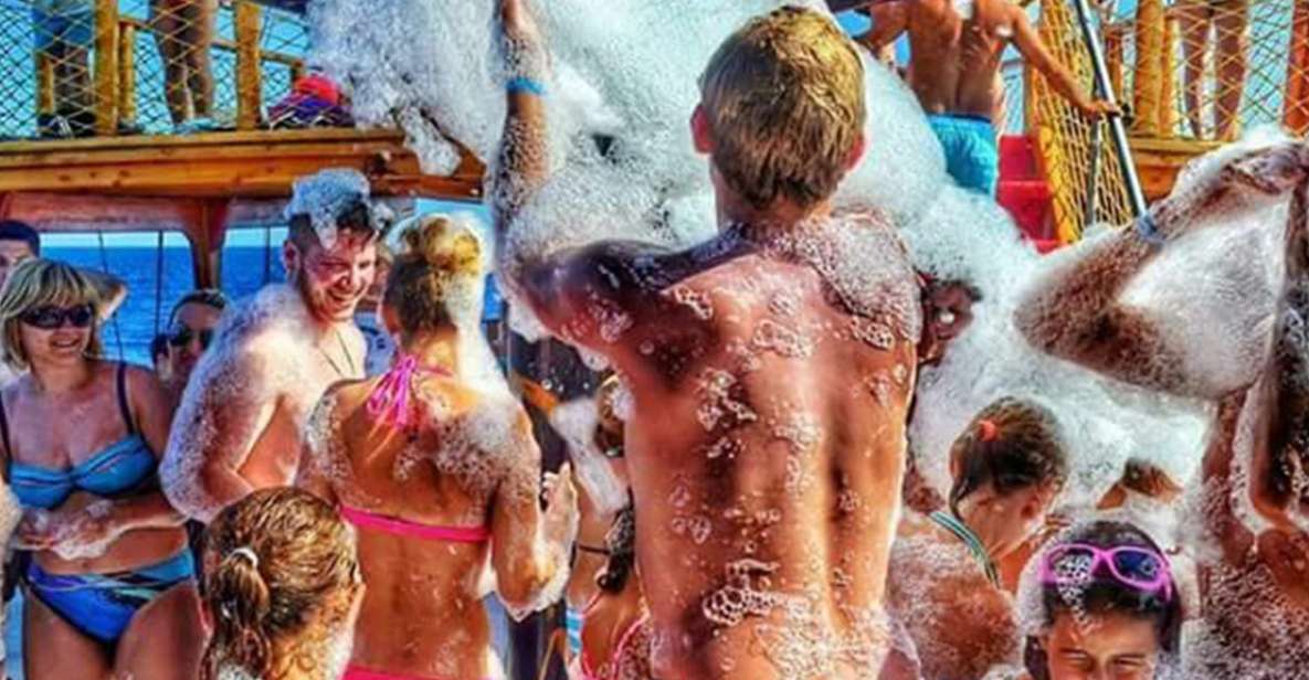 Side: Dolphin Island Boat Tour w/ Lunch & Foam Party - Manavgat River and Bosphorus swims: where the day really happens