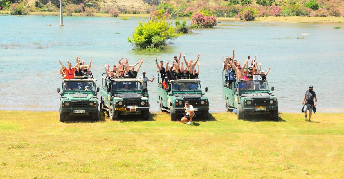 Side: Green Canyon and Waterfall Jeep Safari with Lunch - Green Lake: The Off-Road Approach and the Best Part—Swimming