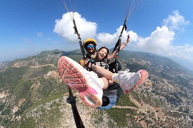 Tandem Paragliding in Alanya, Antalya Turkey with a Licensed Guide - The landing on Cleopatra Beach: why it ends so well